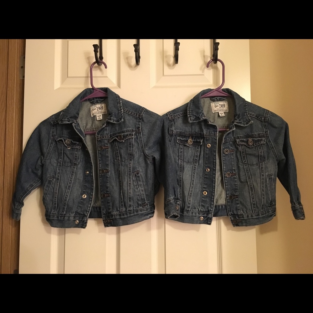 Two Levi jackets for twin 4yr. Olds